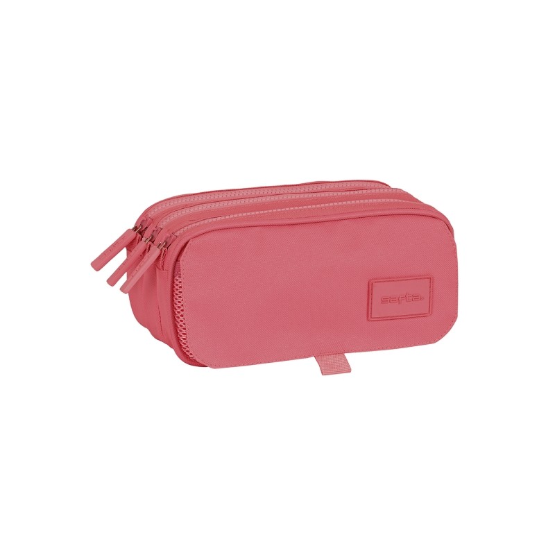 Safta Basic Portatutto - 3 scomparti con cerniera - Tasca frontale - Cinghia regolabile - 1.72 L - 215x80x100 mm - Color