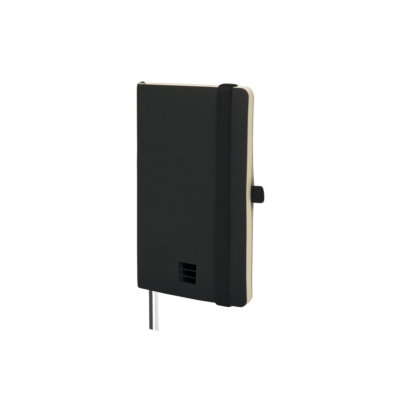 Finocam Nexo Quaderno con copertina morbida - 72 fogli - 90x150 mm - Carta color crema da 80 g/m² - Tasca interna - Chi