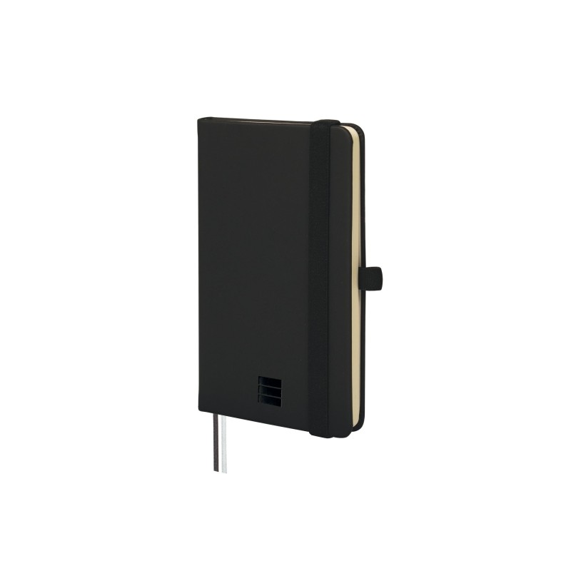 Finocam Nexo Taccuino con copertina rigida - 72 fogli - 90x150 mm - Carta color crema da 80 g/m² - Liscia - Tasca inter