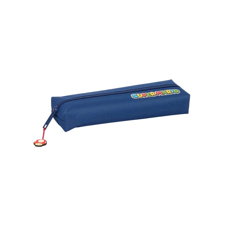 Safta Super Mario Mamma Mia Borsa multiuso - Cerniera - Elastico - 0.53 L - 220x70x40 mm - Colore blu scuro