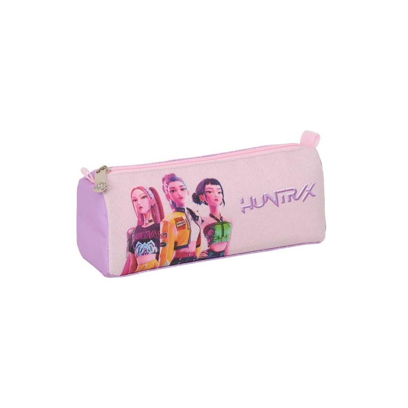 Safta K-Pop Demon Hunters Iconic Borsa multiuso - 1 scomparto con cerniera - 21x8x7 cm - Colore lavanda