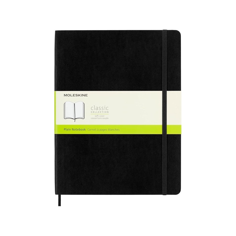 Taccuino Moleskine Classic con copertina morbida - Carta avorio liscia - 70 g/m² - Apertura a 180° - Angoli arrotondat