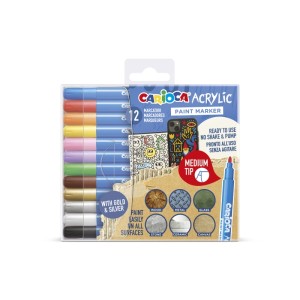 Carioca Acrylic Pack da 12...