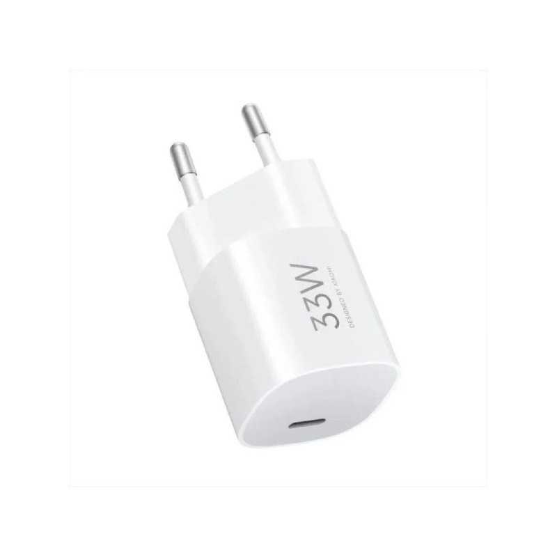 Adattatore di alimentazione Xiaomi Nano da 33 W. caricabatterie da muro GAN per smartphone - USB-C 33 W - Ricarica rapid