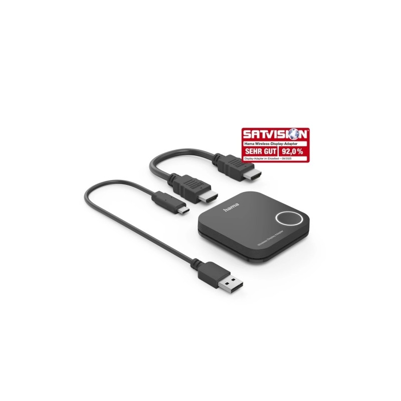 Hama Essential Adattatore video wireless - Full HD - HDMI - USB-C - Colore: nero
