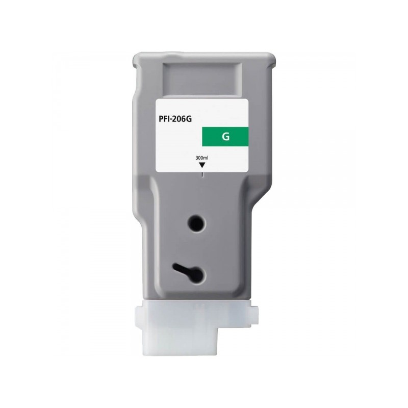 Cartuccia d'inchiostro a pigmenti generica Canon PFI206 verde - Sostituisce PFI206G/5310B001