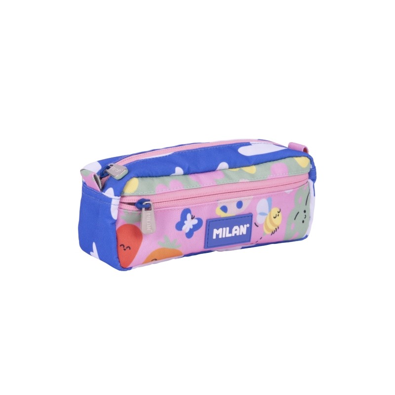 Milan Green and Grow Borsa portaoggetti - Rettangolare - 2 cerniere - 21x8.5x6.1 cm - Multicolore