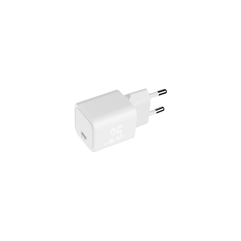 Blackbyte di Pedro Buerbaum Caricabatterie GaN da 25 W - 1xUSB-C - Ricarica rapida PPS - Colore bianco