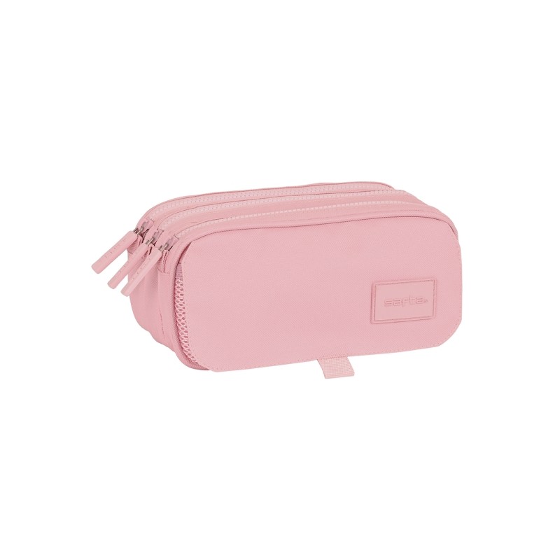 Safta Basic Portatutto - 3 scomparti con cerniera - Tasca frontale - Cinghia regolabile - 1.72 L - 215x80x100 mm - Color