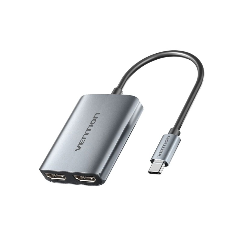Adattatore USB-C-HDMI Vention - Funzione di estensione o duplicazione - Cavo da 15 cm - Risoluzione 4K - Alluminio e ABS