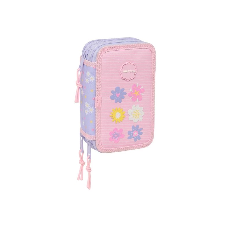 Safta Bouquet Astuccio a 3 ripiani - 37 pezzi - 1.3 L - Gomma - Matita - Penne a sfera - Temperamatite - Righelli - 16 c