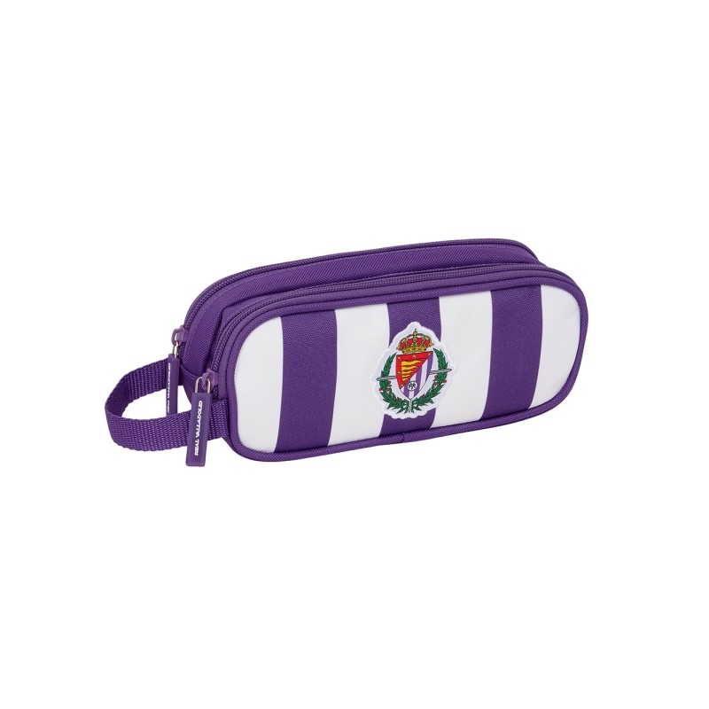 Safta Real Valladolid Borsa portaoggetti - 2 scomparti con cerniera - Manico laterale - 1 L - 210x60x80 mm - Colore viol
