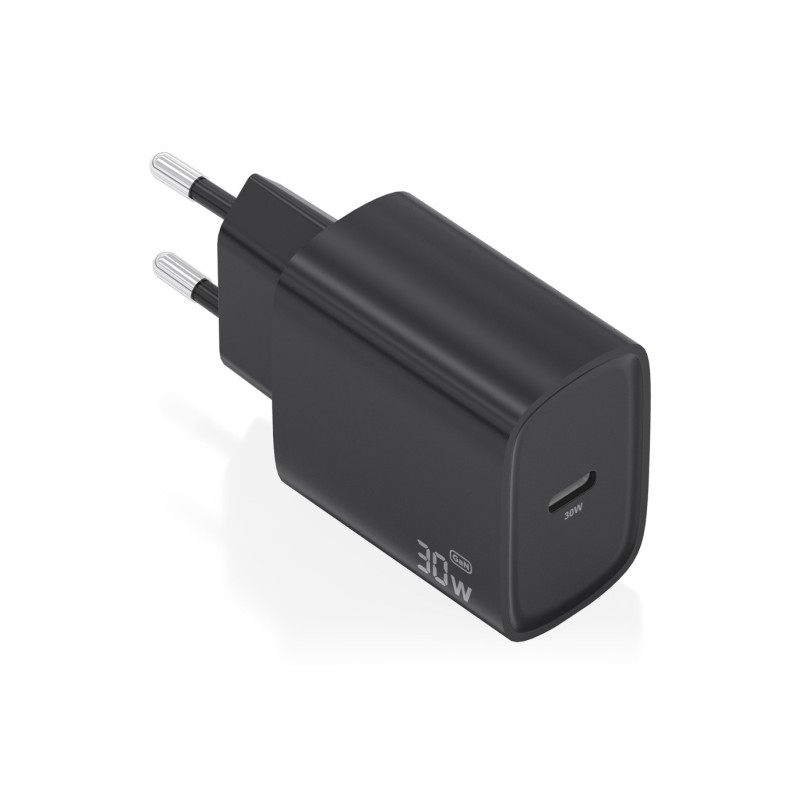 Caricabatterie Aisens GaN da 30 W - USB-C PD3.0 - Tecnologia AI per il rilevamento del protocollo e della velocità di r