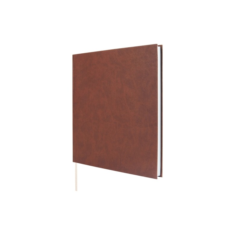 Finocam Event Libro degli ospiti - 80 fogli - 250x250 mm - Carta avorio da 120 g/m² - Copertina sintetica in similpelle