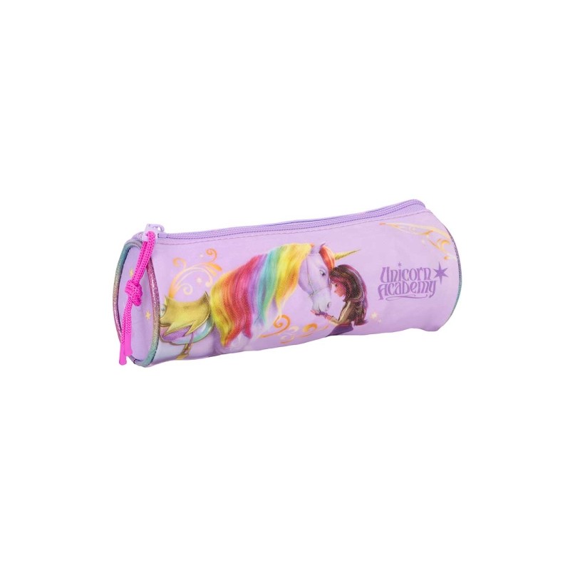 Safta Unicorn Academy Contenitore multiuso - Maniglia facile da aprire - 1 L - 200x70x70 mm - Colore rosa
