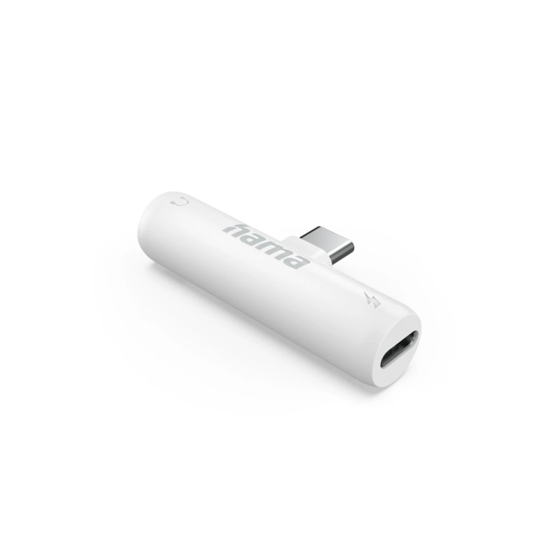 Adattatore audio Hama - USB-C maschio - Jack da 3.5 mm femmina - Colore: bianco