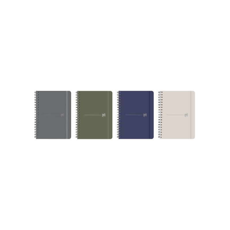 Quaderno a spirale Oxford - Formato B5 - 96 fogli a righe - Copertina rigida - Colori assortiti