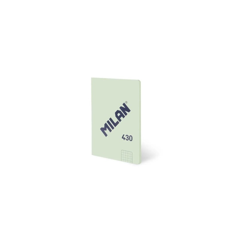 Milan 430 Taccuino rilegato in colla. formato A6. quadretti 5x5 - 48 fogli da 95 g/m² - Microperforato - Copertina morb
