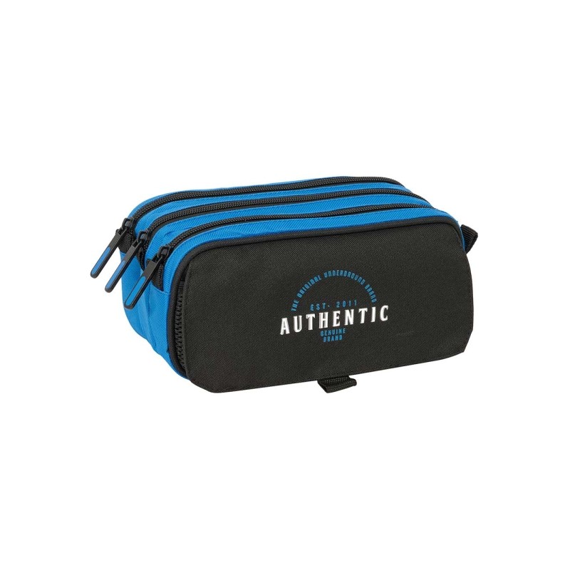 Safta Blackfit8 Underground Borsa portaoggetti - 3 scomparti con cerniera - Tasca frontale - Cinghia regolabile - 1.72 L