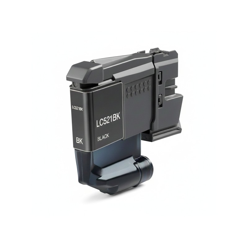 Brother LC521 Nero - Cartuccia d'inchiostro a pigmenti generica - Sostituisce la LC521BK