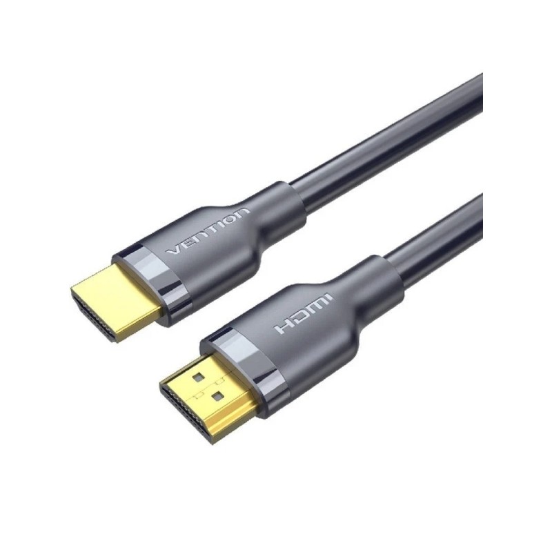 Cavo HDMI 2.0 Vention - Risoluzione 4K - ARC - Lunghezza 2 m - Connettori placcati in oro - Rivestimento in PVC - Colore