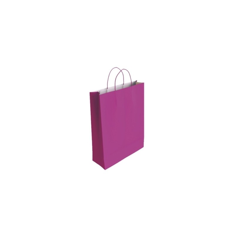 Borsa in carta di cellulosa Bismark - Dimensioni 32x10x24 cm - Colore fucsia