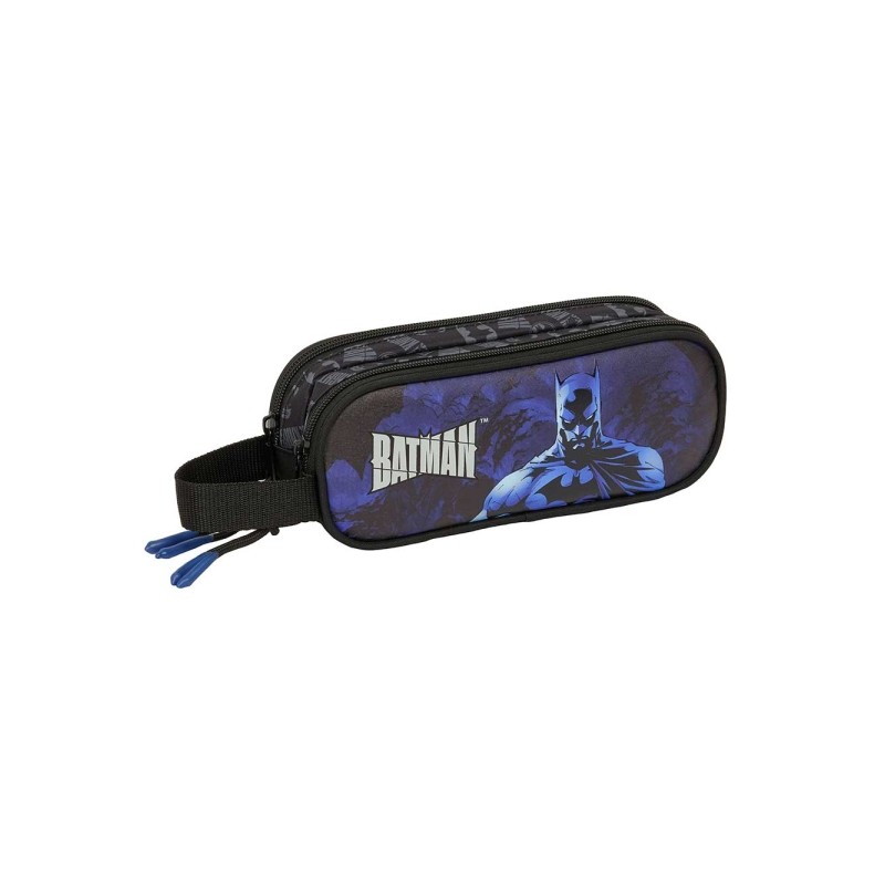Safta Batman Borsa multiuso - 2 scomparti con cerniera - Manico laterale - 1 L - 210x60x80 mm - Colore: nero