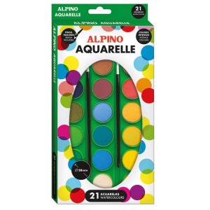 Set Alpino da 21 acquerelli...