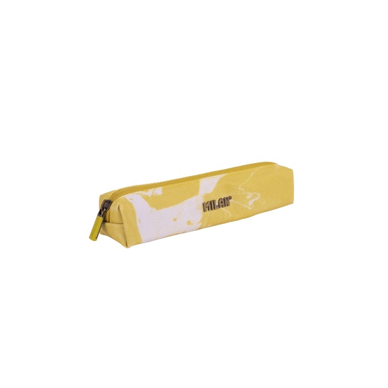 Milan Lava Mini astuccio multiuso - Rotondo - Chiusura con cerniera - 20.5x4.5x5 cm - Colore giallo