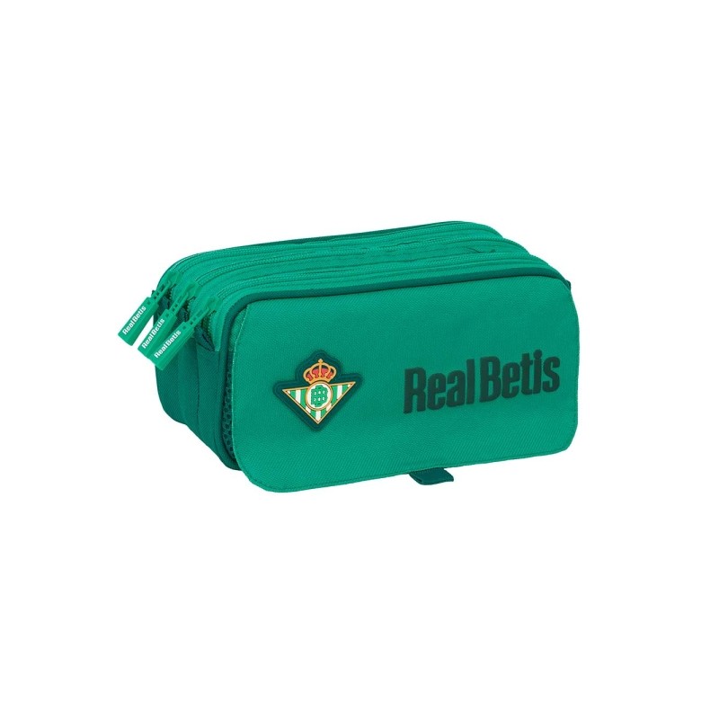 Safta Real Betis Balompie Borsa multiuso - 3 scomparti con cerniera - Manico laterale - Impermeabile - Cinghia regolabil