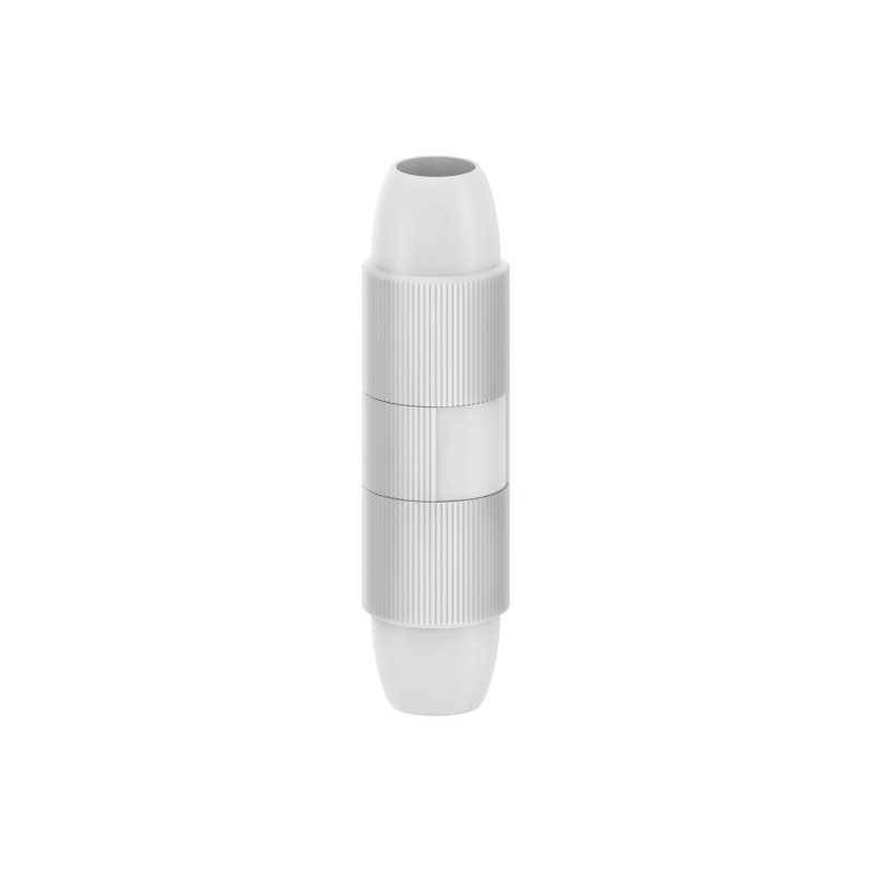 Hama Essential Giunto coassiale con blocco - Fissaggio a vite - Adatto a cavi da 5 a 7 mm - Colore bianco