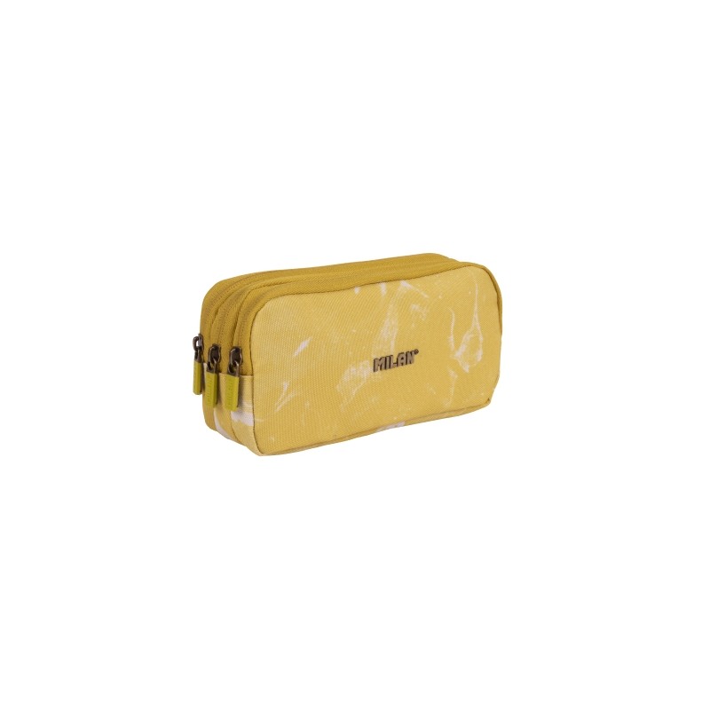 Milan Lava Borsa multiuso - Cerniera - 3 scomparti - 22x11x6.5 cm - Colore giallo