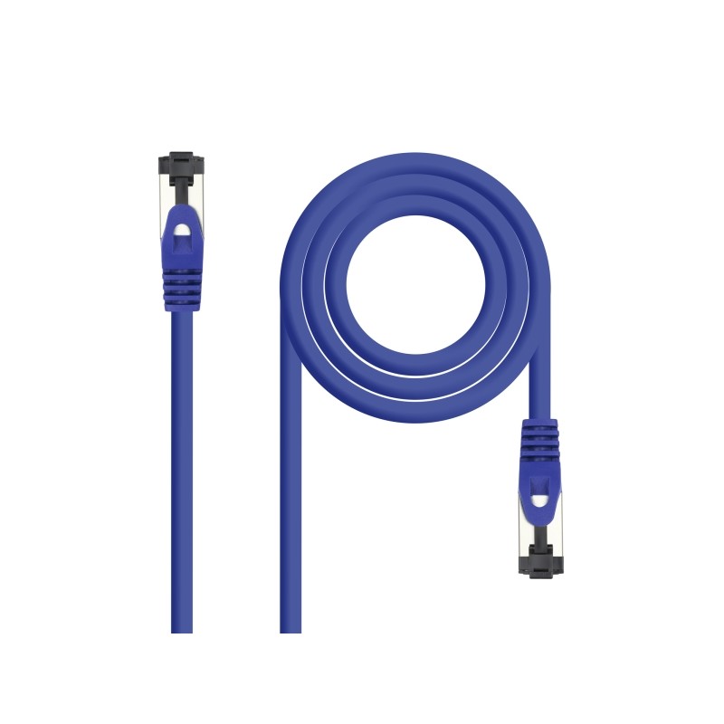 Nanocable Cavo di collegamento Cat. 8.1 2 GHz LSZH SSTP AWG26 - Lunghezza 2 m - Colore blu