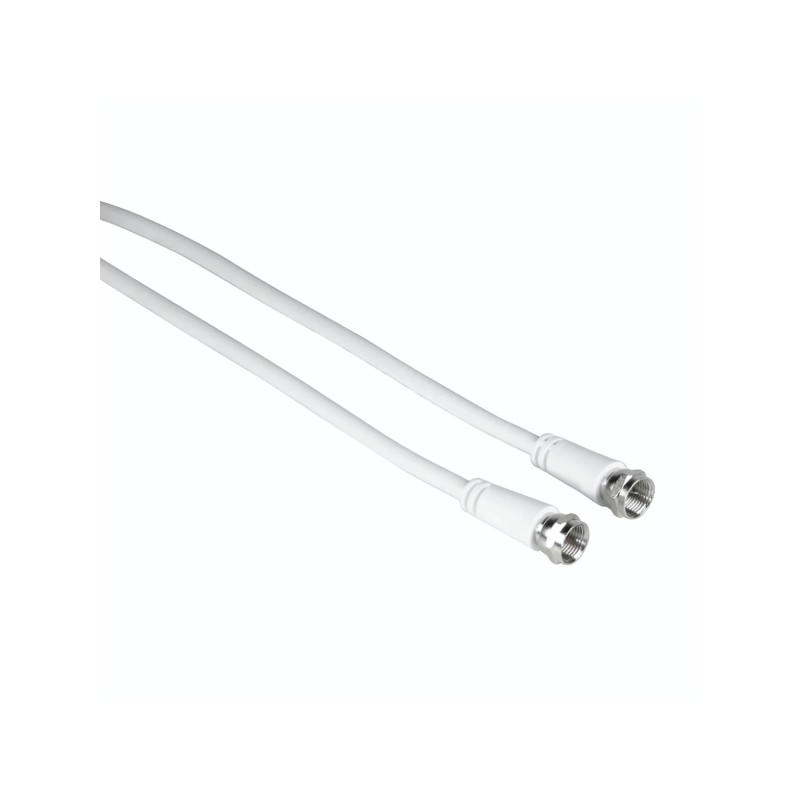Cavo coassiale per antenna Hama Entry - Lunghezza 1.5 m - Connettore F maschio - Doppia schermatura - Schermatura 75 dB 