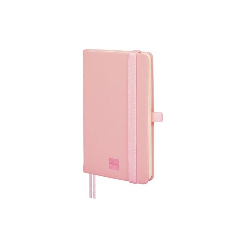 Finocam Nexo Taccuino con copertina rigida - 72 fogli - 90x150 mm - Carta color crema da 80 g/m² - Liscia - Tasca inter