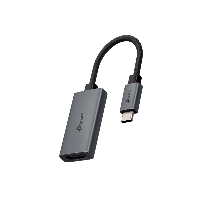TP-Link UA520C Adattatore da HDMI a USB-C - Cavo da 10 cm - HDMI 4K femmina - USB-C maschio - Plug and Play - Alluminio 