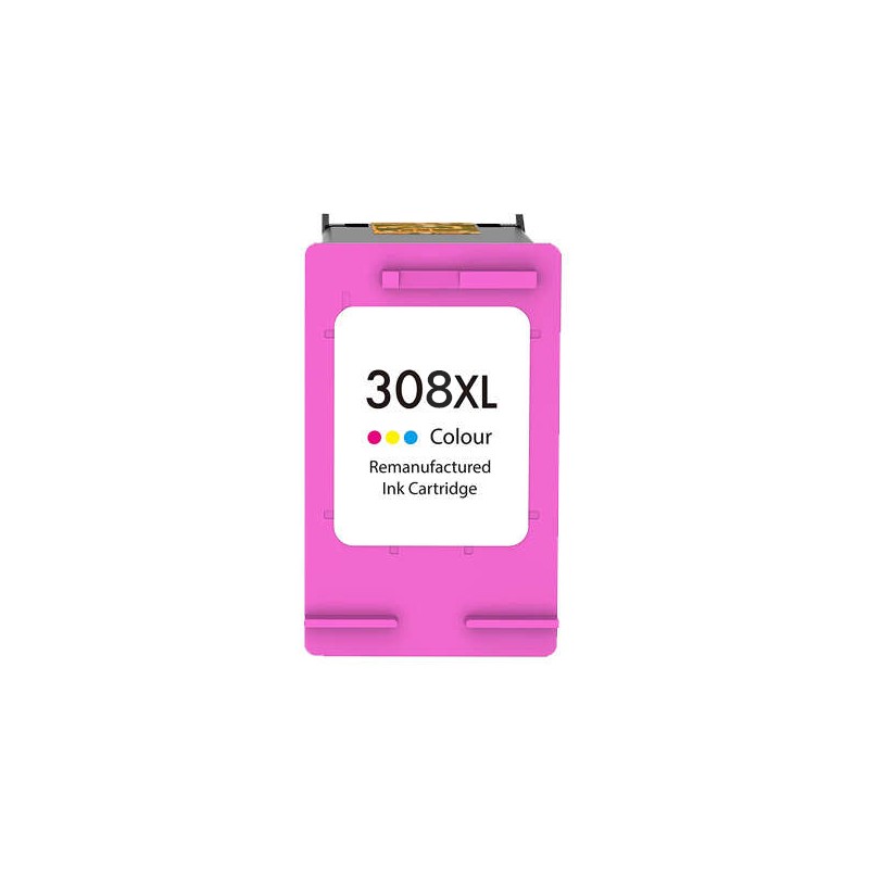 Cartuccia d'inchiostro a colori HP 308XL rigenerata - Sostituisce 7FP2UE - Alta capacità/Jumbo