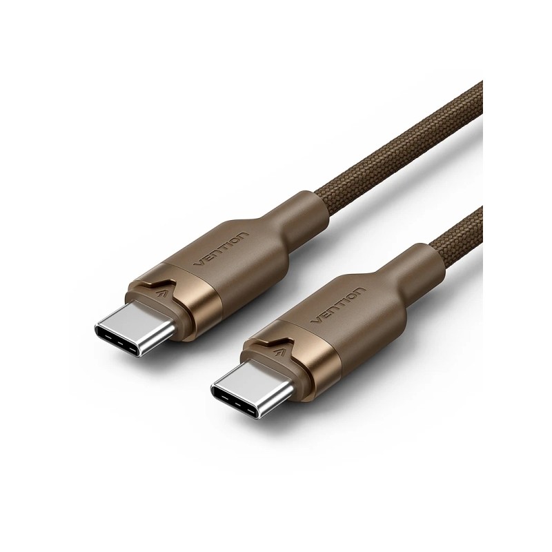 Cavo USB-C Vention - Potenza fino a 60 W - Lunghezza 2 m - Involucro in alluminio - Velocità fino a 480 Mbps - Rivestim