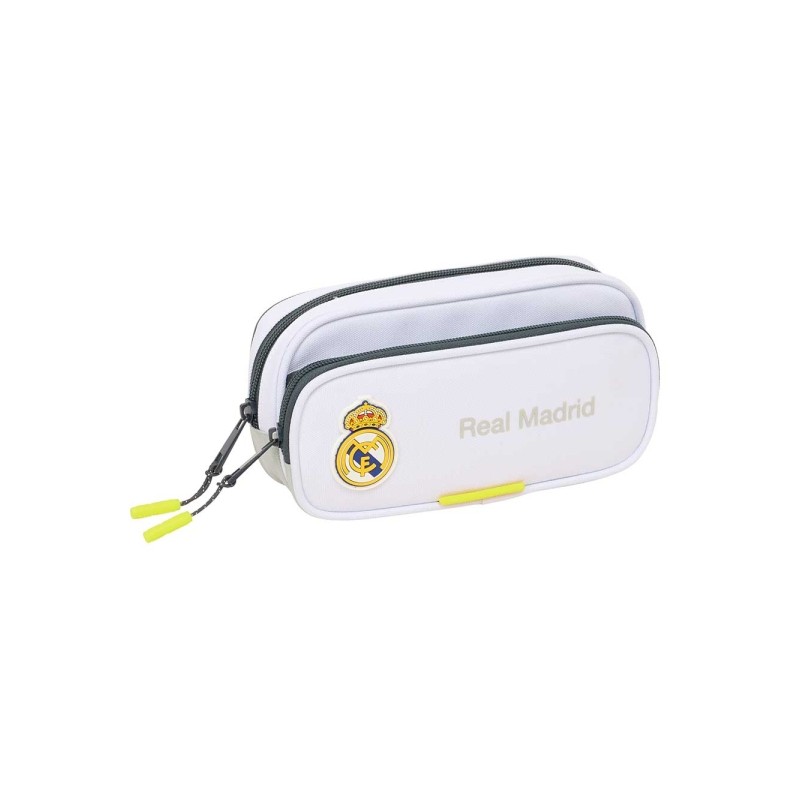 Safta Real Madrid Borsa multiuso da 1.3 L - 2 scomparti - Tasca laterale - Chiusura con cerniera - 21x10.5x6 cm - Colore