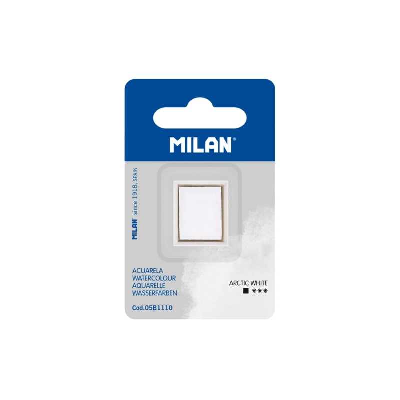 Milan Art Acquerello di ricambio - Godet medio - Colore bianco