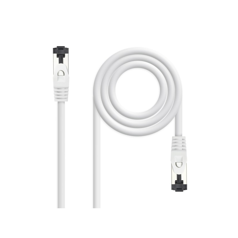 Nanocable Cavo di collegamento Cat. 8.1 2 GHz LSZH SSTP AWG26 - Lunghezza 0.25 m - Colore bianco