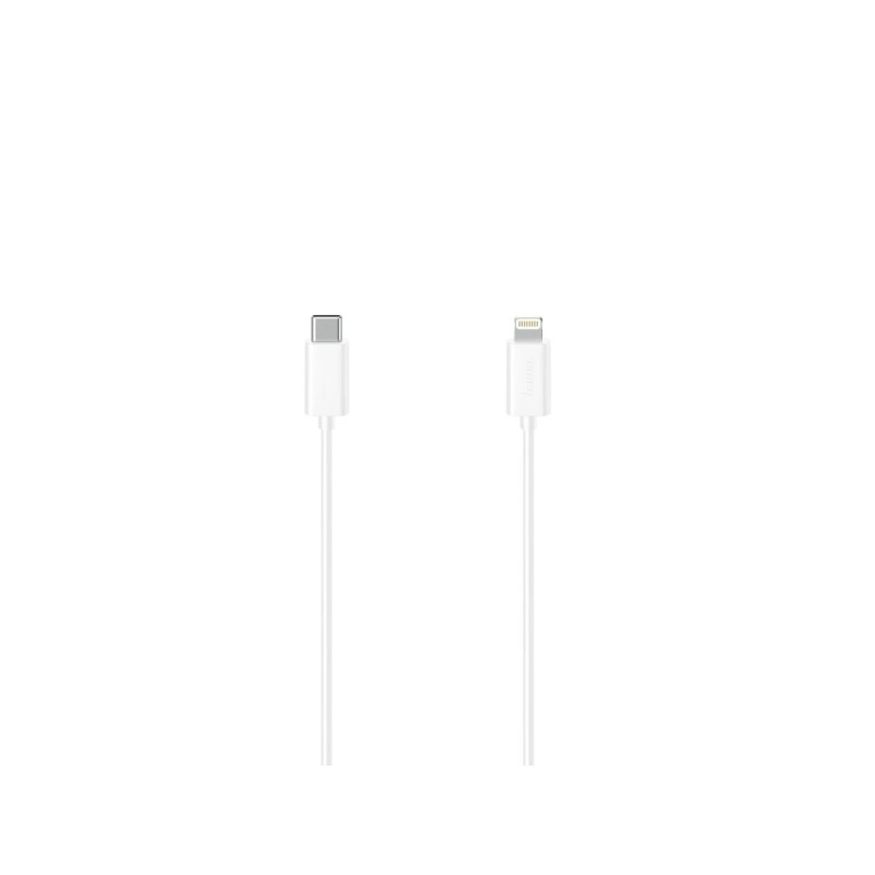 Cavo di ricarica Hama Essential - USB-C maschio - Lightning - Lunghezza 1.5 m - Velocità fino a 480 Mbps - Doppia scher