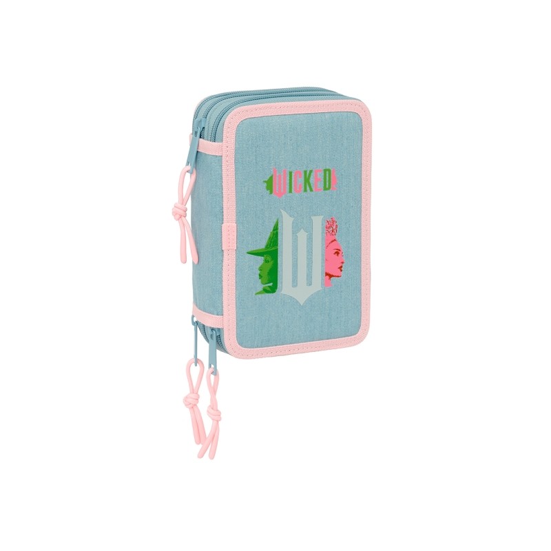Safta Wicked Astuccio a 3 ripiani - 37 pezzi - 1.3 L - Gomma - Matita - Penne a sfera - Temperamatite - Righelli - 16 co