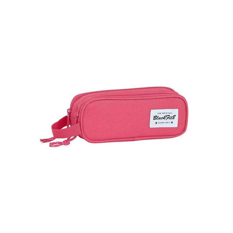 Safta Blackfit8 Borsa portaoggetti - 2 scomparti con cerniera - Manico laterale - 1 L - 210x60x80 mm - Colore rosa