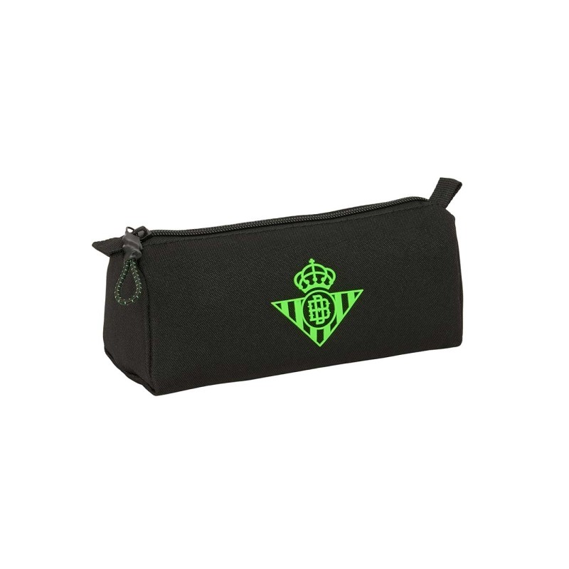 Safta Real Betis Balompie Borsa portaoggetti - 1 scomparto con cerniera - 21x8x7 cm - Colore: nero e verde