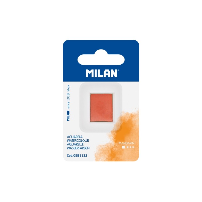 Milan Art Acquerello di ricambio - Godet medio - Colore arancione
