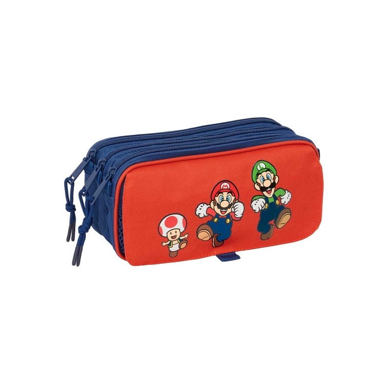 Safta Super Mario Mamma Mia Borsa multiuso - 3 scomparti con cerniera - Tasca frontale - Cinturino regolabile - 1.72 L -