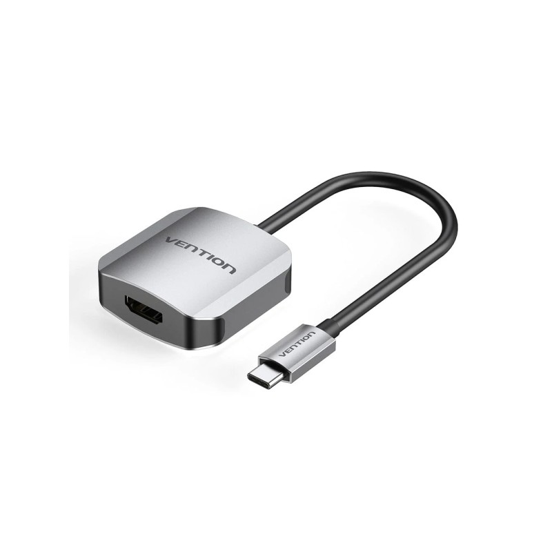 Adattatore convertitore Vention - USB-C maschio - HDMI femmina - Cavo da 15 cm - Alluminio - Colore grigio