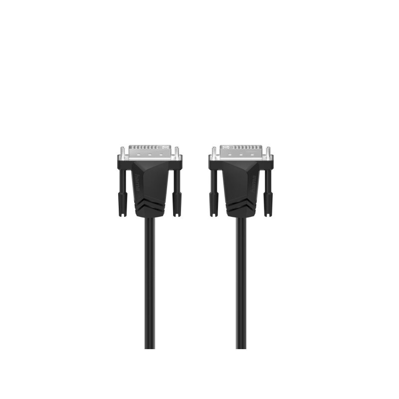 Cavo DVI Hama Essential - Cavo da 1.5 m - WQHD - Dual Link - Doppia schermatura - Colore: nero