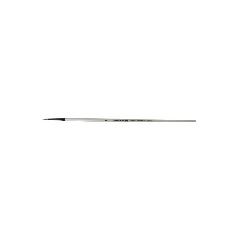 Pennello Daler Rowney Graduate Multitecnica - Setole sintetiche - Manico lungo - Rotondo n. 4